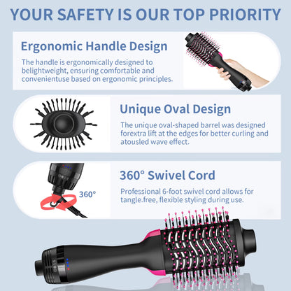 One Step Hot Air Brush 3-in-1 Professional Styling Tool