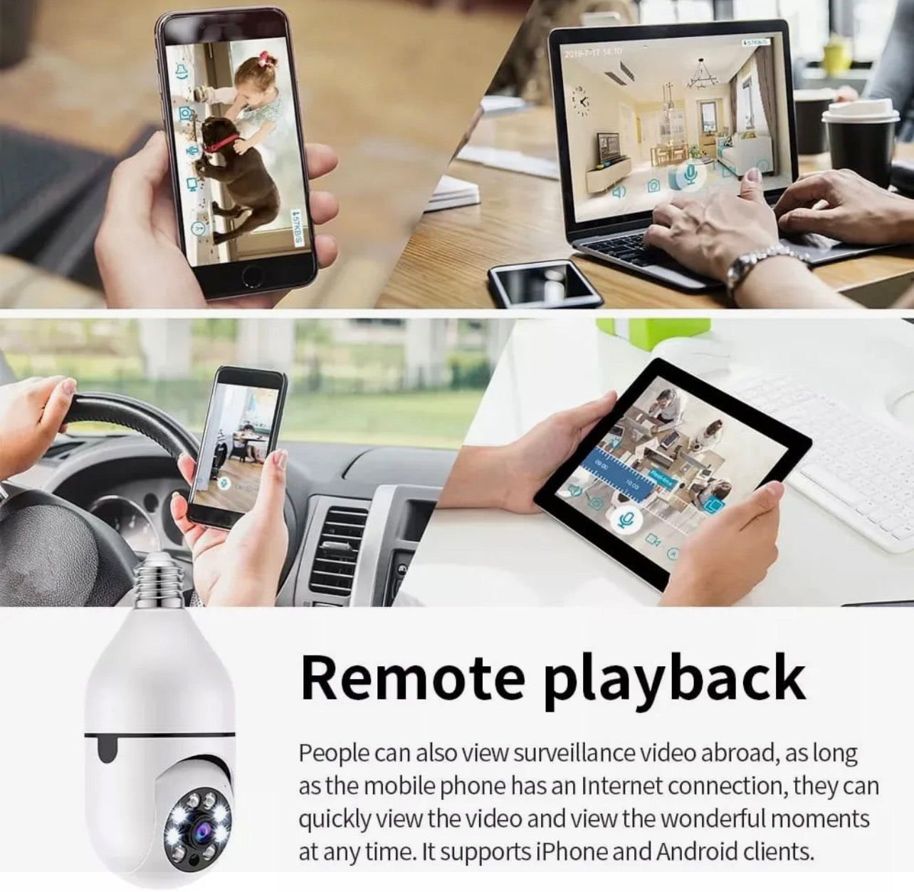 CCTV - 1080P Full HD CCTV Camera -CCTV Camera Wifi - Wifi Smart Camera - Wifi Camera -Home Security Camera - Smart Camera Wifi - CCTV Wifi - Wifi Camera Blub Socket - Security Camera For Home Wifi - Camera CCTV - Security Camera - Security Camera For Home