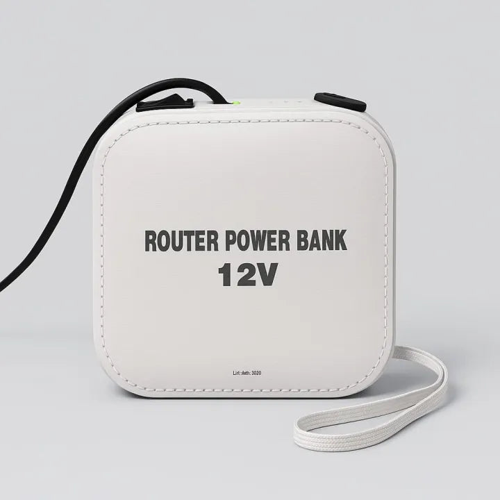 WiFi Router UPS Power Bank 12Volts 4 to 5 Hours Backup 12v 2 AmpereRouter with and without Adapter