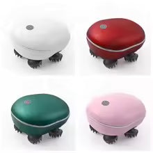 Portable Electric Head Massager Kneading Scalp Relax Scalp Massager Rechargeable Vibration Head Massage Machine Bathroom