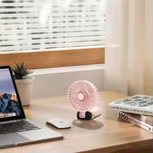 5000mAh Portable Fan Rechargeable 90° Foldable 5 Speed Mini Air Conditioner Small Fan Air Cooler with LED Digital Display