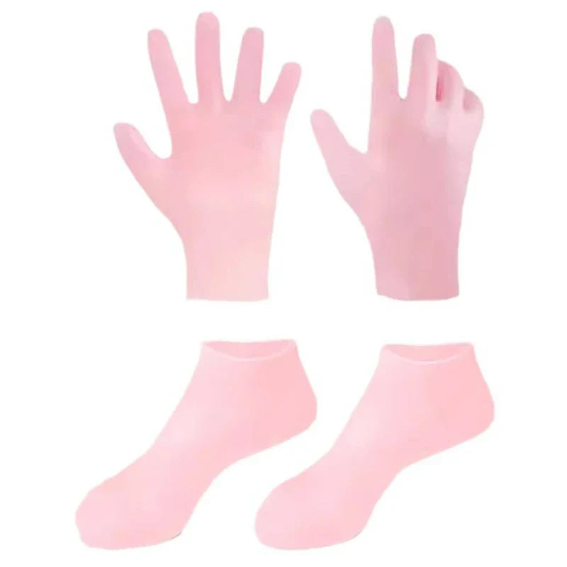 Silicon Moisturizing Socks & Gloves pair for Winter