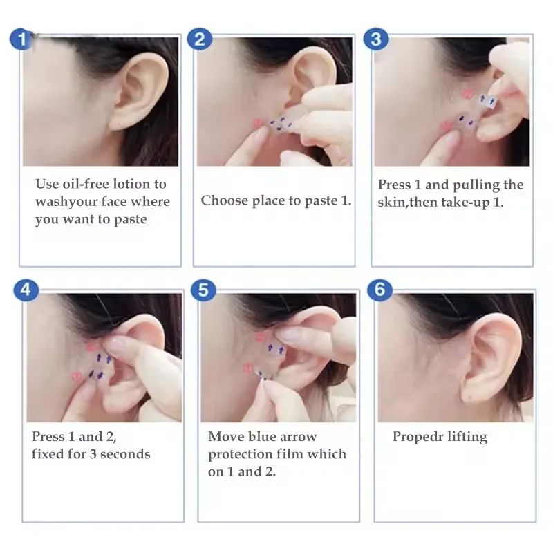 40pcs Invisible Face Lifting Tapes