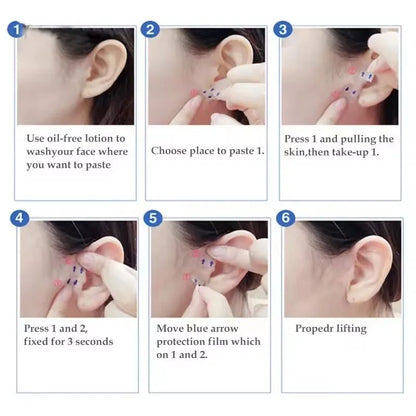 40pcs Invisible Face Lifting Tapes